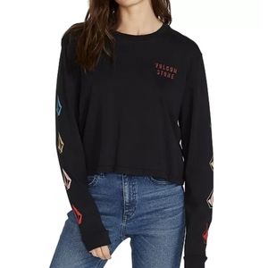 Volcom the Volcom Stones Long Sleeve (Black) Women